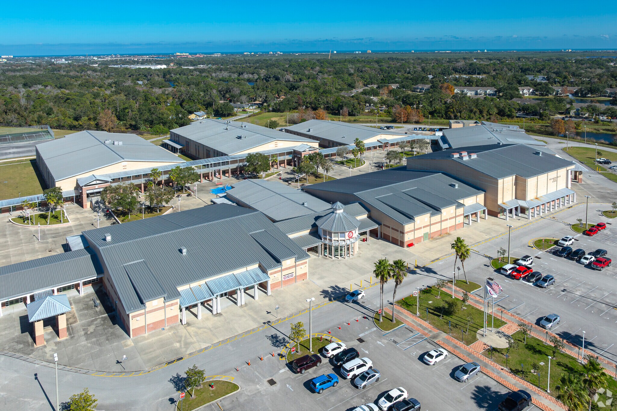Public school students in grades 9-12 attend New Smyrna Beach High School.