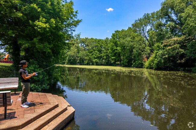 Fishing is a popular activity at East Kings Highway Park.