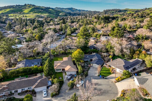 Many of the streets end in cul-de-sacs near a small creek in Peardale Estates.