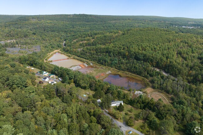 New Philadelphia’s mining past still influences the community today. To help reduce pollution, the Silver Creek Mine drainage treatment facility cleans water before it reaches the Schuylkill River.