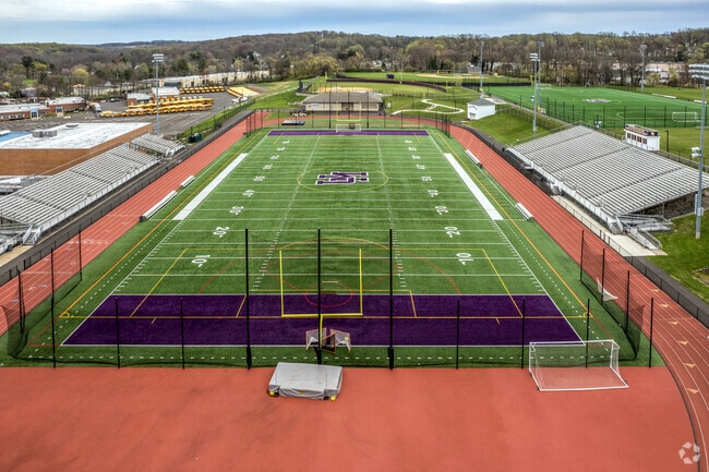 Upper Moreland High School has a nice football field in Upper Moreland.