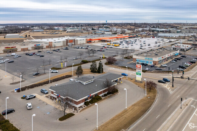 Major retailers and big box stores can be found along West Lane Road in Machesney Park.