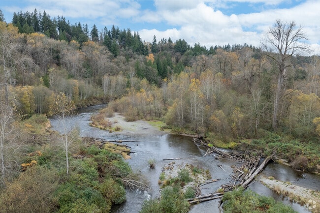 The Cedar River runs along the Elliott neighborhood in Renton.
