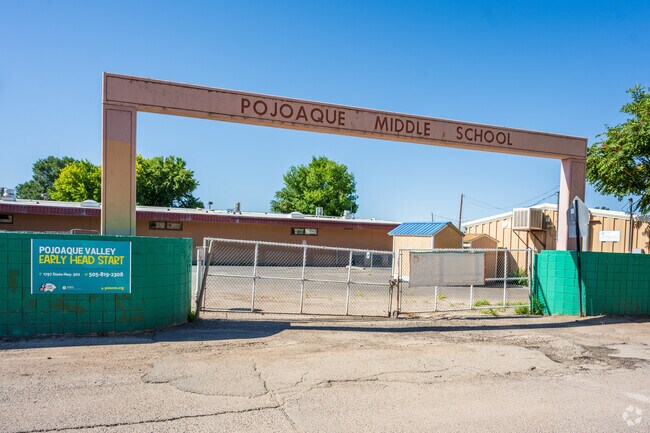 Students learn at Pojoaque Middle School.