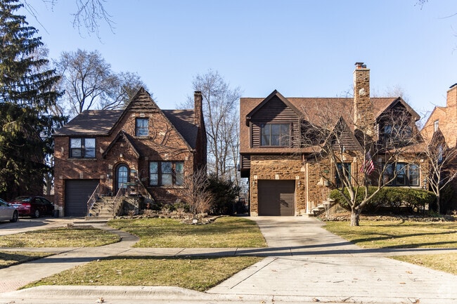 Riverside has many homes made of brick or stone.