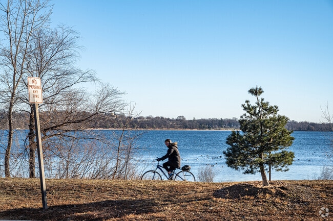 The Grand Rounds Scenic Byway is a popular city trail for cyclists.