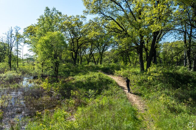 Ivanhoe Nature Preserve is located in Westside and offers quaint trails in nature.