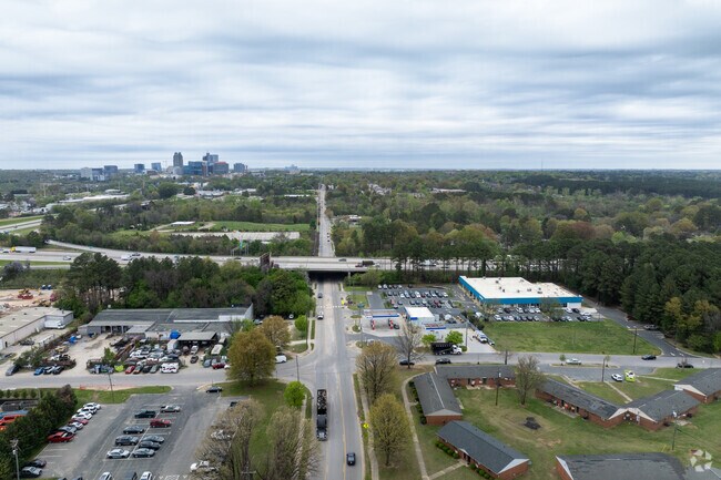 Downtown Raleigh is a straight shot on Garner Road.