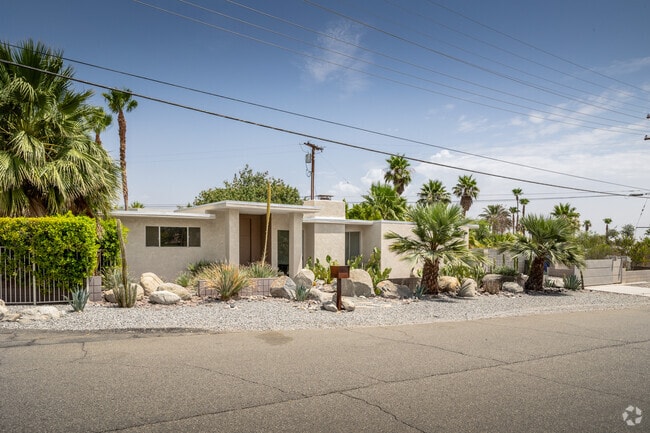 Drought-resistant landscaping works great for the desert environment of Chino Canyon.