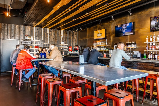 Enjoy a tasty burger and Charred Burger + Bar near Eldorado Park.