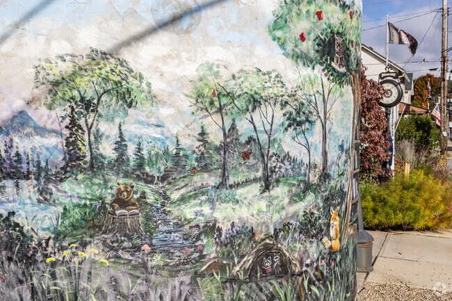 Beautiful murals can be found while walking the streets of Evans City in Forward Township.