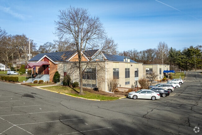 The school building and church, both are a part of Sundance School in North Plainfield, NJ.