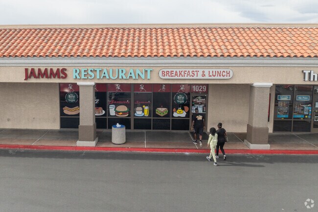 Jamms restaurant is Located at Rainbow Plaza Shopping Center.