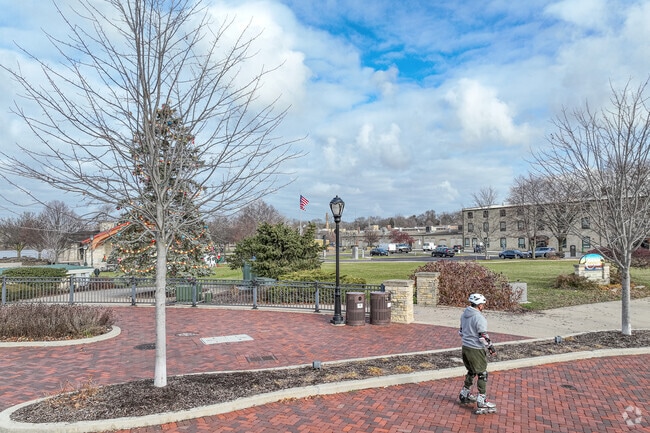 Enjoy your favorite outdoor activity at the Batavia Riverwalk any time of the year.