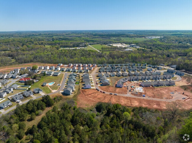 New development of houses close to Clemson University draws new buyers to the Pendleton area.