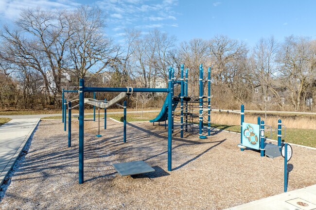 A playground with unique features is located at Stoneybrook Park.