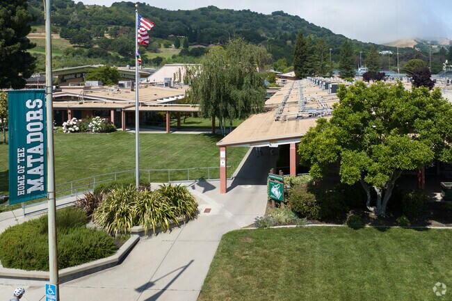 Crestview's hills and nature surround Miramonte High School.