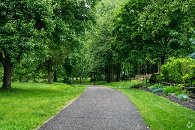 Residents of Northmoreland enjoy walking the trails at Kennedy Park Arboretum.