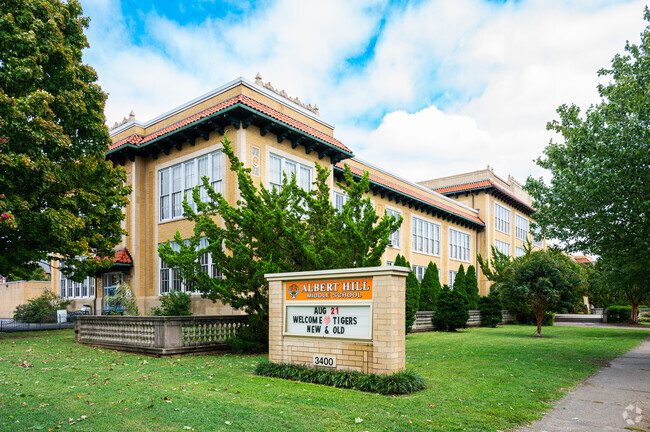 Albert Hill Middle School is one of three public schools in the neighborhood.