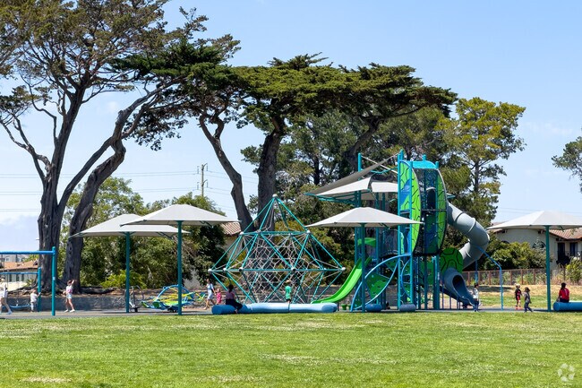 Your kids will never want to leave the playground at Millbrae's Central Park.