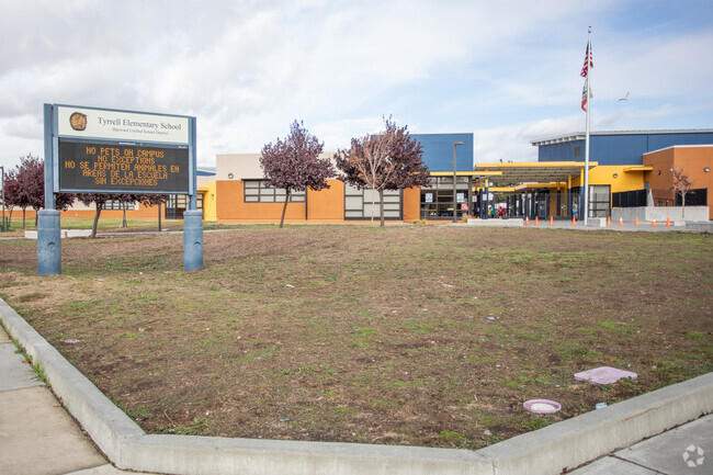 Tyrell Elementary School in Hayward has a student to teacher ratio of 24 to 1.