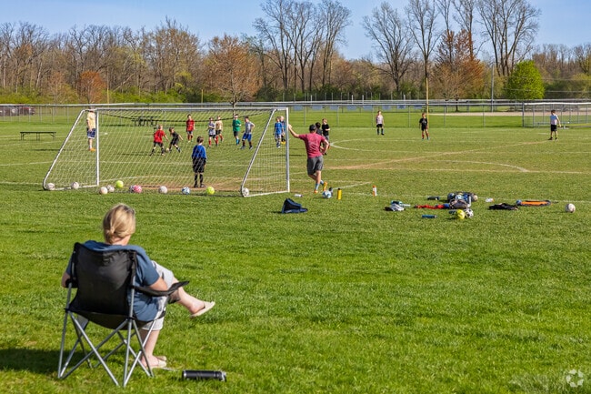 Tate Park's athletic fields host regular soccer and ball games all throughout the summer months.