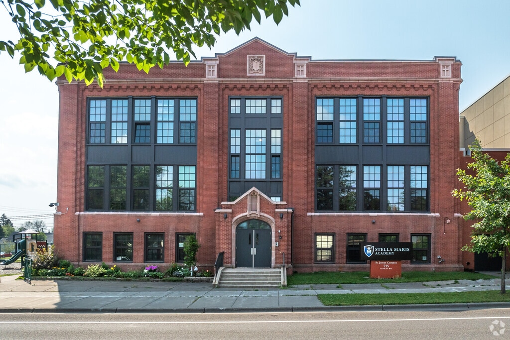 Stella Maris Academy - St. James Campus has a great campus in the heart of West Duluth.