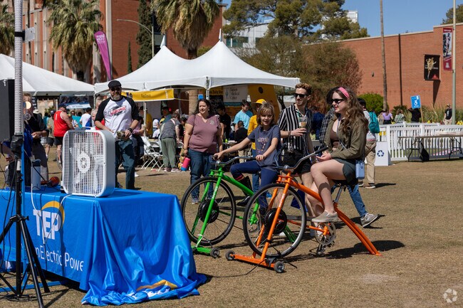 The Tucson Festival of Books is a yearly event that West University locals enjoy walking to.