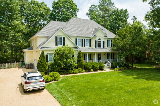 Beautiful colonials are scattered throughout the area.