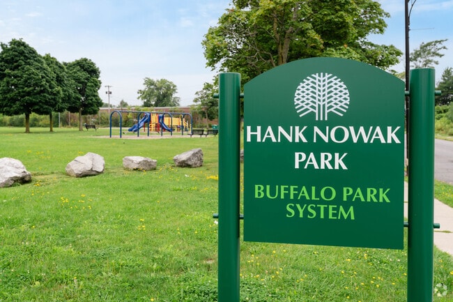 Hank Nowak Park in Genesee Moselle has a playground as well as a baseball diamond.