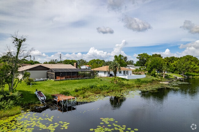 Waterfront homes have gorgeous views in Deltona.
