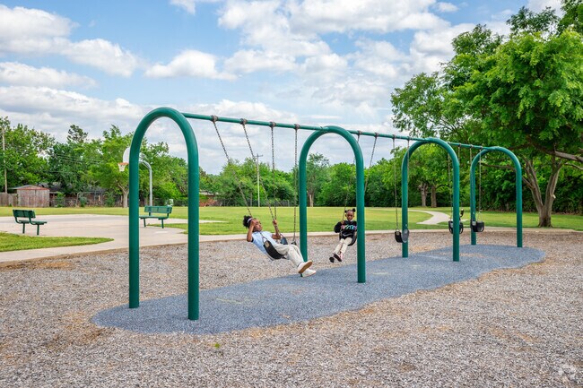 Northeast Center Park draws children from Captiol View due to the many activities.