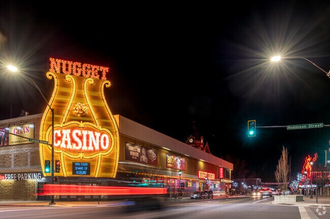 The Nugget Casino lights up Carson City's nightlife with gaming and live entertainment.