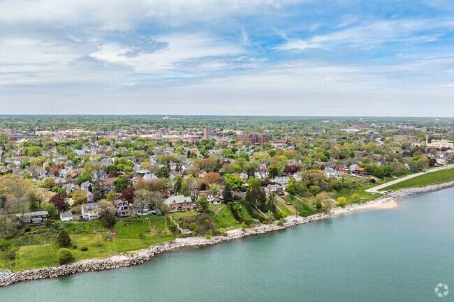 School Section-Towerview is within walking distance to the beaches of Lake Michigan.