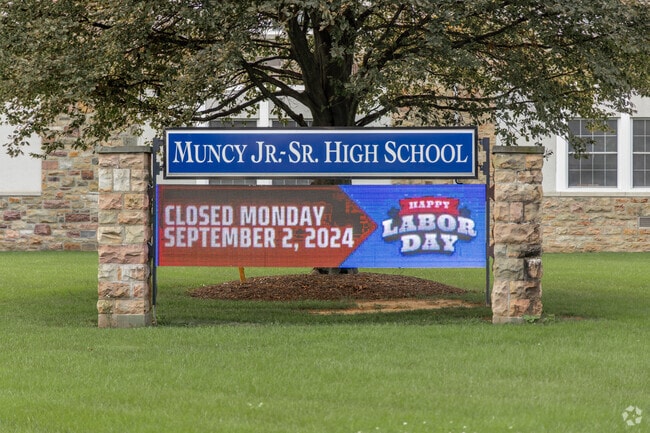 Muncy Junior/Senior High School serves students grades 7-12.
