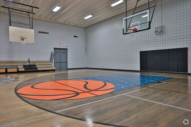 Waughtown's community center hosts basketball programs for youth and adults.