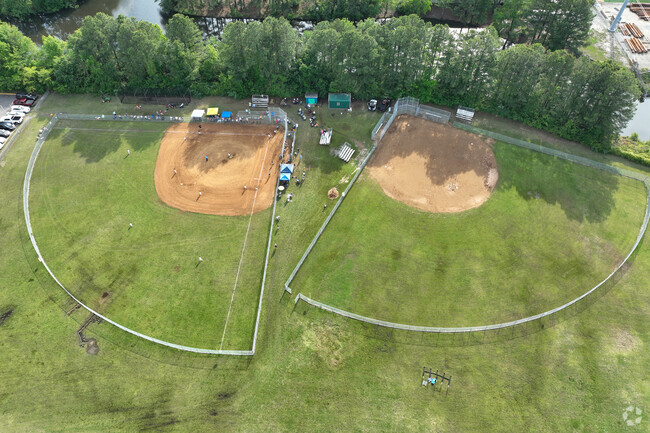 Baseball fields are available at Greenbrier East's Greenbrier Middle School.