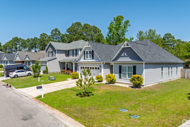 A variety of new home styles in Kings Grant are ready for their new owners.