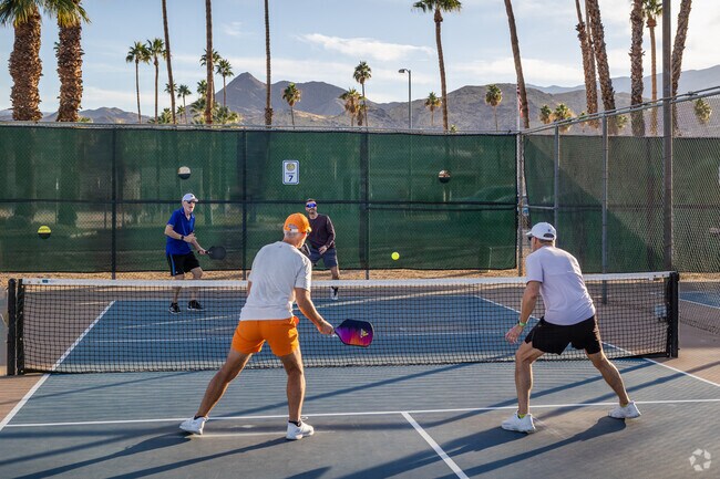 Challenge your friends to a game of pickleball at Demuth Park.