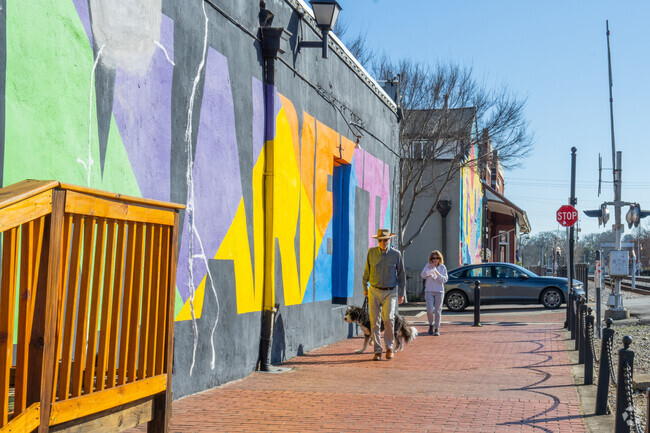 The Mountain to River Trail is a popular path amongst residents can boasts colorful views of Marietta and more.