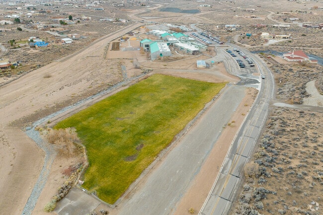 East of Enchanted Hills Elementary School sits a large grass field the school uses for events.