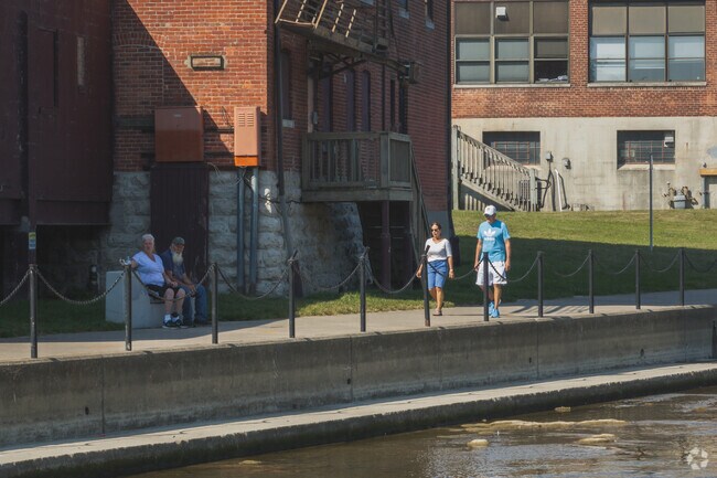 The River Raisin is a local favorite to take in the scenery and get in some steps.