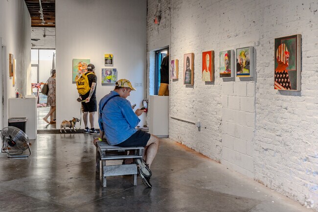 934 Gallery in Milo-Grogan does a series of indoor/outdoor art shows during the summer months.