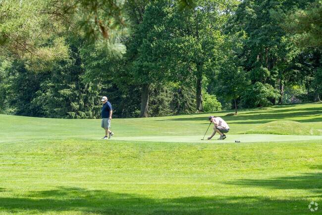 Brimfield Residents enjoy a nice walk spoiled by a round of golf at Sunny Hill Golf & Recreation.