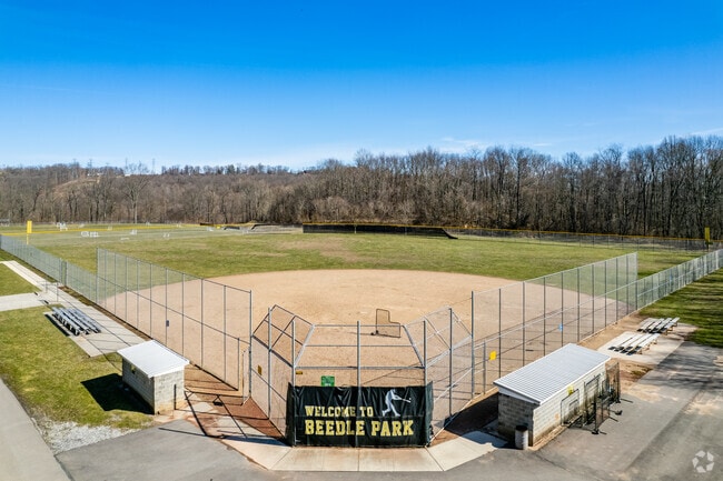 Beedle Park has manicured baseball fields for families to enjoy.