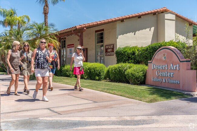 The Desert Art Center on Palm Canyon Drive is a popular attraction for Vista Las Palmas.