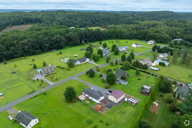 Homes are spread across the countryside in Washington Township.