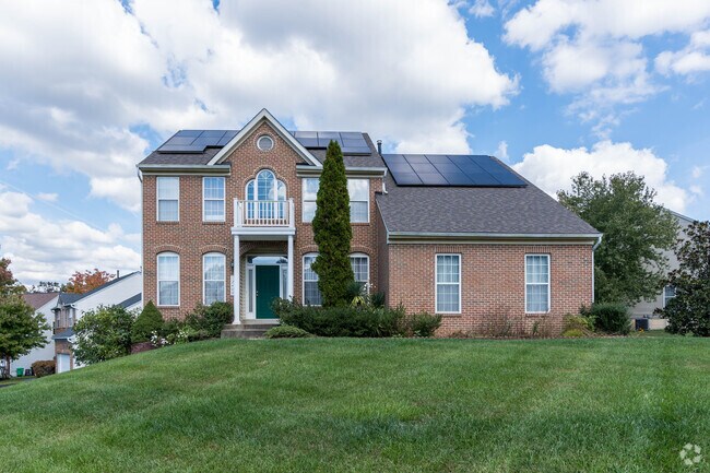 Homes in Konterra are set on green lots with open spaces for outdoor activities.