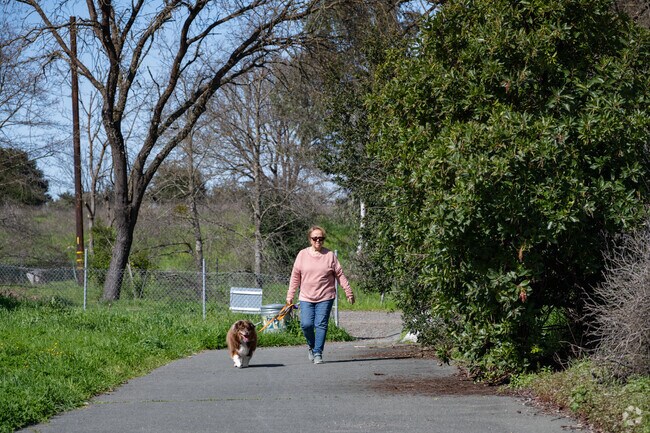 Copperfield residents enjoy the beauty of the Santa Rosa Creek Trail.