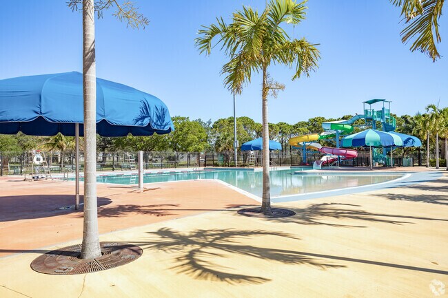 Wilbert B. Bell community pool in West Perrine offers public swimming lessons and a water park.